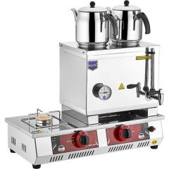 İki Demlikli Gazlı (CE) Çay Ocağı 28 lt N12(E)