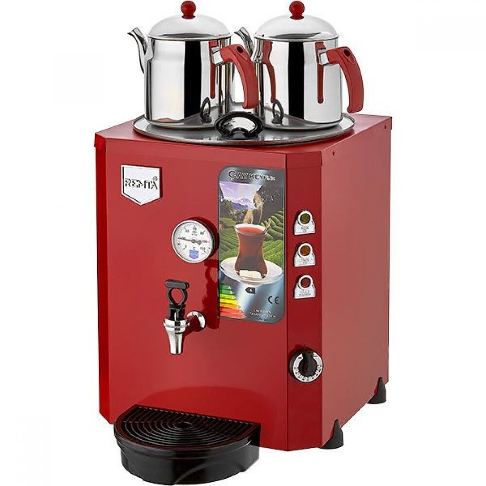 Jumbo Çay Makinesi 23 lt 2 Demlikli  Şamandıralı (Şebekeden Su Alma) DE11S