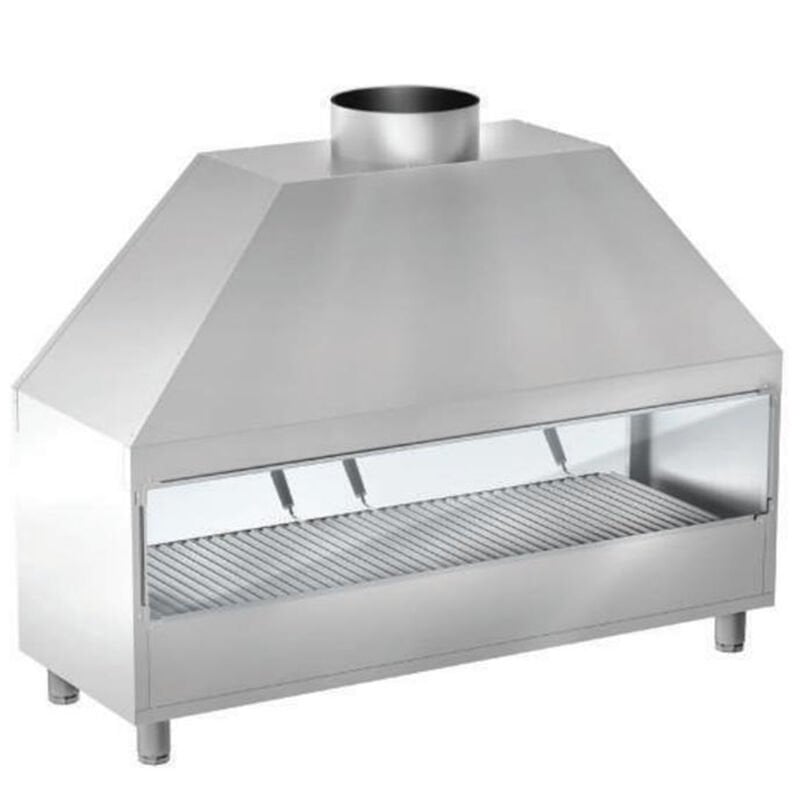 Anka Paslanmaz Ocakbaşı, 80x60x120 cm, Inox