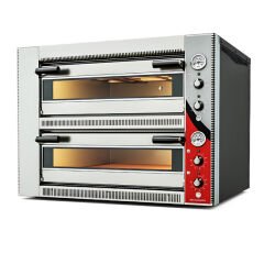 Venarro Frigga Elektrikli Pizza Fırını, 25 cm 4+4 Pizza Kapasiteli, Çift Katlı, 51x51 cm