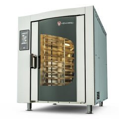 Venarro Venardi Doğalgazlı Döner Patiseri Fırın, Dokunmatik Ekran, 10 Tepsi Kapasiteli, 40x60 cm, DGF-D9