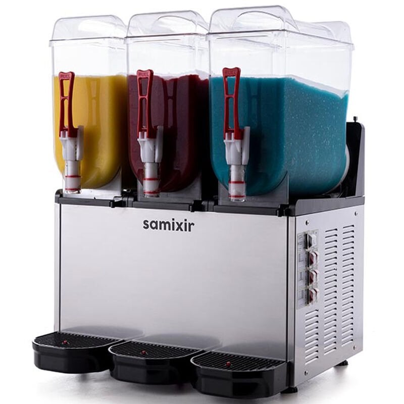 Samixir Slush 36 Slush Triple Buzlu ve Soğuk İçecek Dispenseri 12+12+12 LT Inox