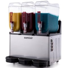 Samixir Slush 36 Slush Triple Buzlu ve Soğuk İçecek Dispenseri 12+12+12 LT Inox