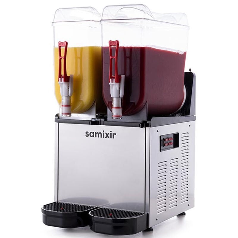 Samixir Slush 24 Slush Twın Buzlu ve Soğuk İçecek Dispenseri 12+12 LT Inox