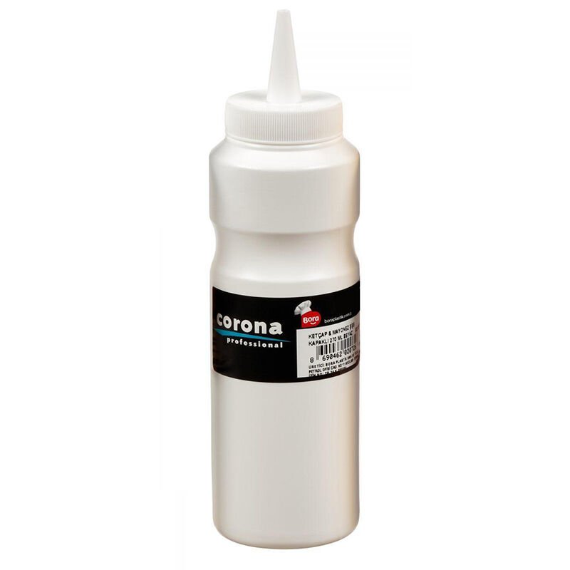 Corona Professional Ketçap Mayonez Sosluk, Kapaklı, 270 ml, Beyaz, BO2072