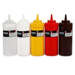 Corona Professional Ketçap Mayonez Sosluk, Geniş Kapaklı, Şeffaf, 450 ml, BO2111