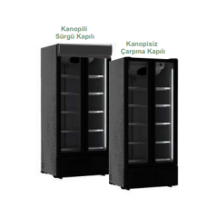 SENOX - SDS-770 DC 2 DF SİYAH Kanopili Sürgü Kapılı