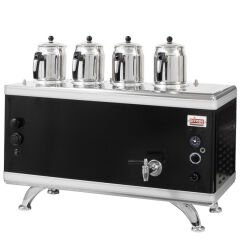 Ateşe Gold Compact Analog Çay Kazanı, Statik Boyalı, Gazlı Elektrikli, 4 Demlikli