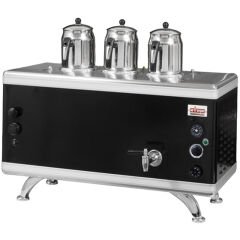 Ateşe Gold Compact Analog Çay Kazanı, Statik Boyalı, Gazlı Elektrikli, 3 Demlikli