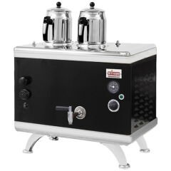 Ateşe Gold Compact Analog Çay Kazanı, Statik Boyalı, Gazlı Elektrikli, 2 Demlikli