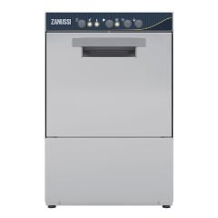 Zanussi Bardak Yıkama Makinası 40x40 cm, Sepetli, Tahliye pompalı ve Parlatıcı Dispenserli