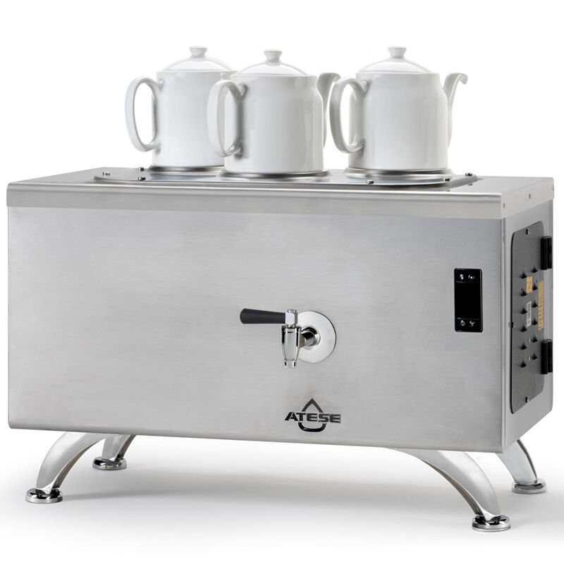 Ateşe Efes Dijital Çay Kazanı, Elektrikli, Inox, 3 Demlikli