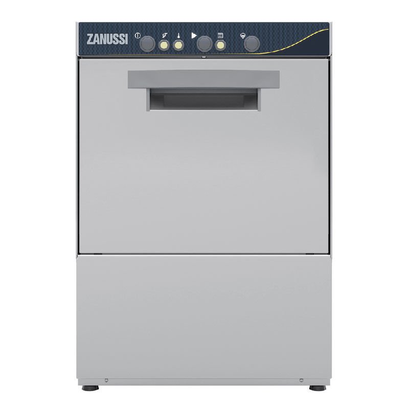 Zanussi Bardak Yıkama Makinası 38x38 cm Sepetli, Tahliye ve Deterjan Pompalı, Parlatıcı Dispanseri