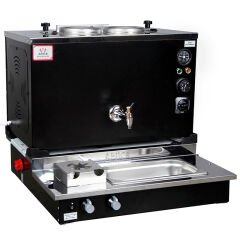 Anka Pro Plus Otomatik Çay Kazanı, 2 Demlikli, 20 Litre, Siyah