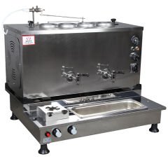 Anka Pro Plus Otomatik Çay Kazanı, 4 Demlikli, 40 Litre, Elektrikli ve Gazlı, Inox