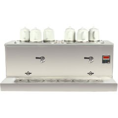Ateşe Cappadocia Smart Çay Kazanı, Elektrikli, Inox, 6 Demlikli