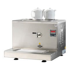 Ateşe Cappadocia Dijital Çay Kazanı, Elektrikli, Inox, 2 Demlikli