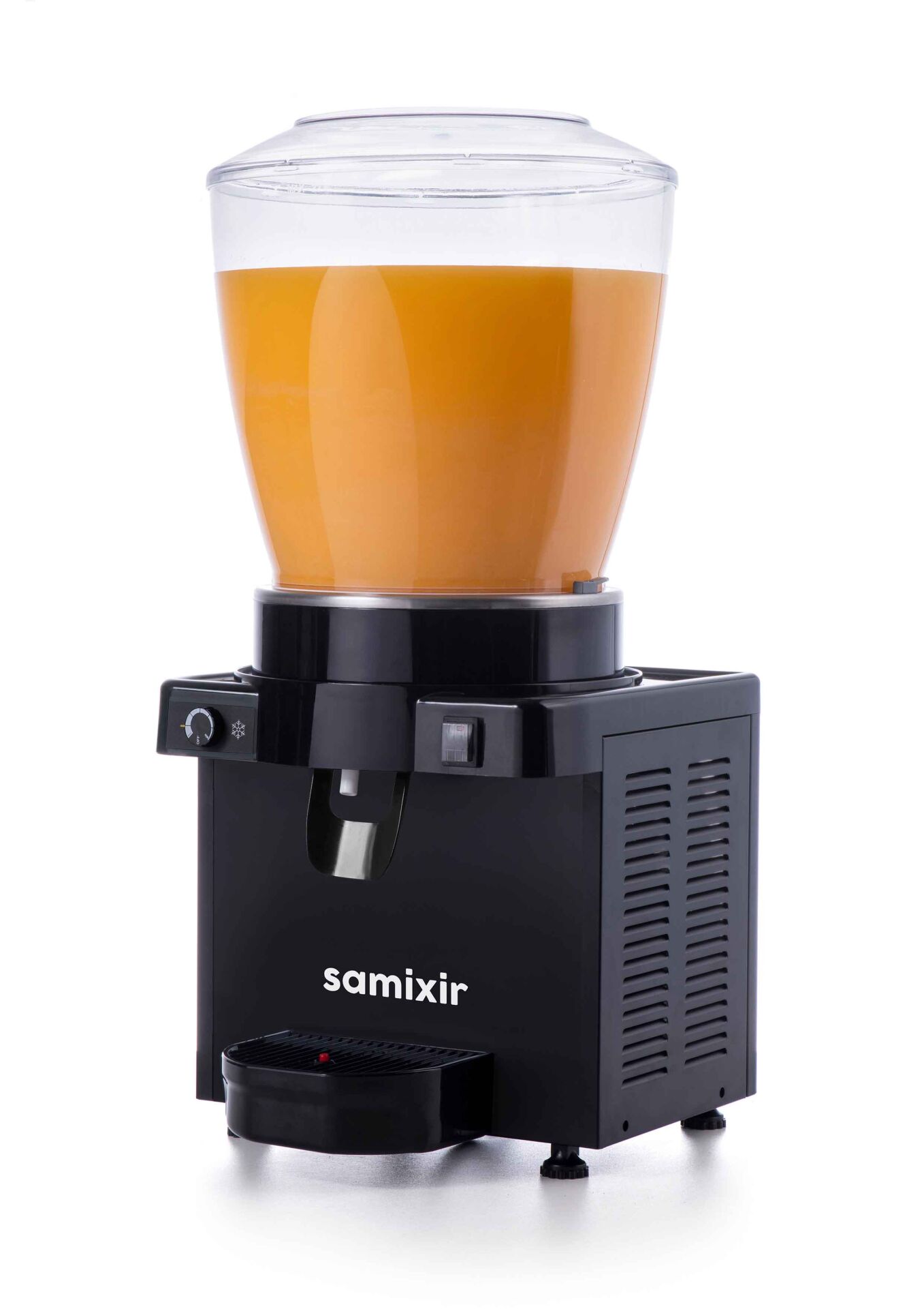 Samixir M22 Panoramik Soğuk İçecek Dispenseri 22 LT Karıştırıcılı Siyah