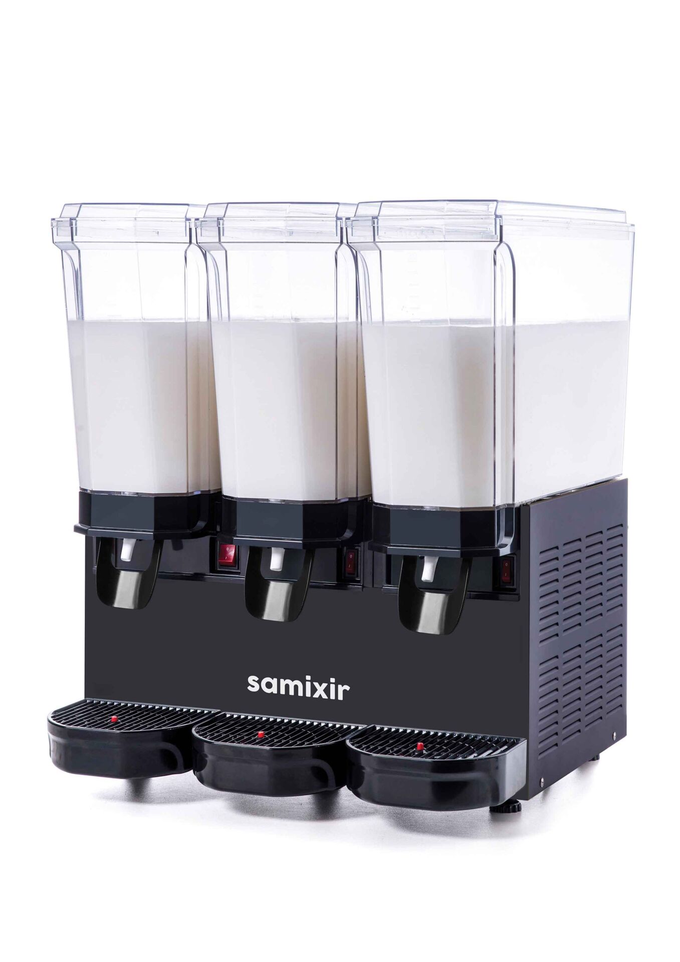 Samixir 60.MMMB Klasik Triple Soğuk İçecek Dispenseri, 20+20+20 lt, 3 Karıştırıcılı, Siyah