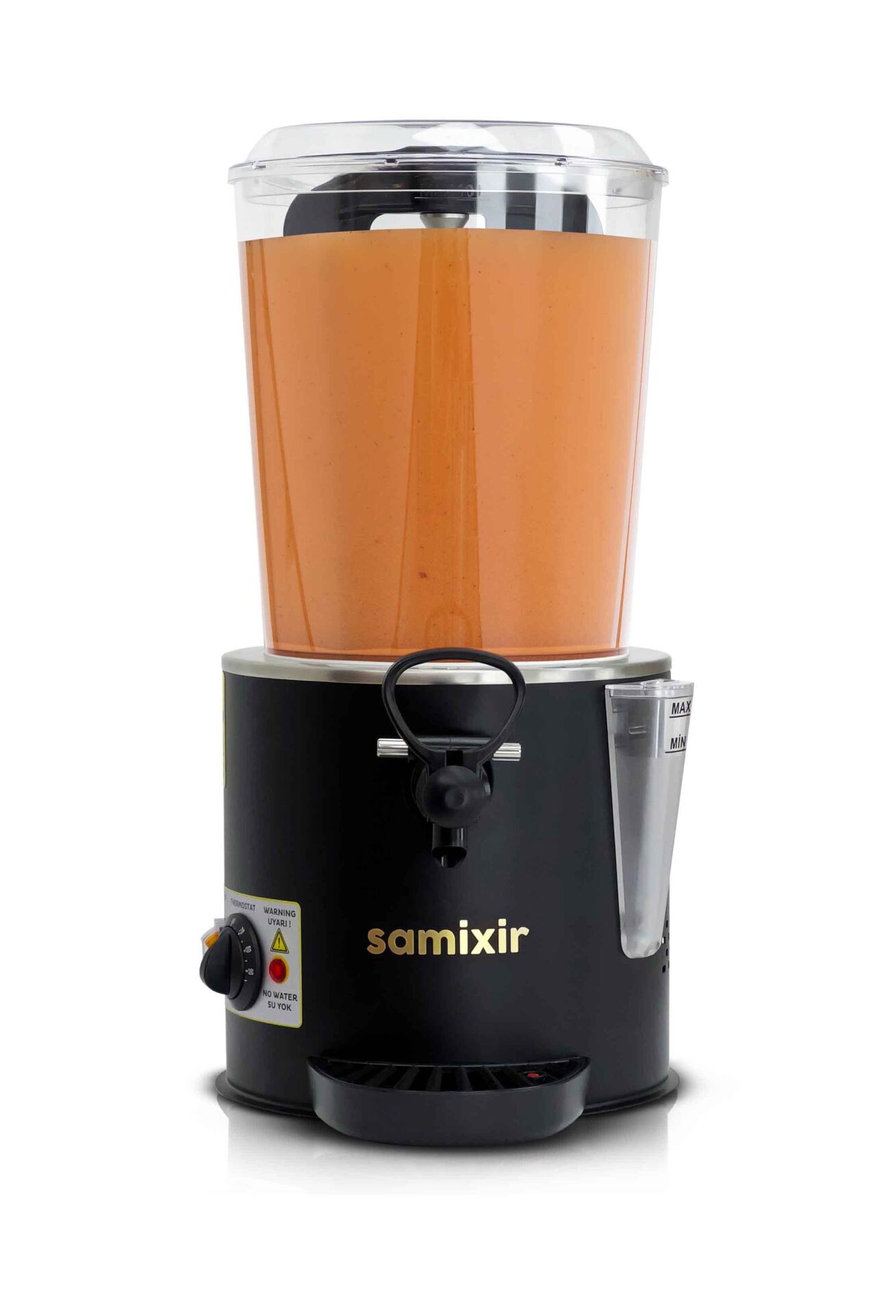 HOT SC10 10 Litre Panoramik Sıcak İçecek Dispenseri, Siyah