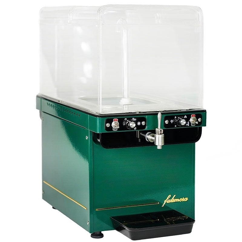 Fulimera KAY30 Soğuk İçecek Dispenseri, Kayar Kapak, Köpüklü Ayran Makinası, 30 Lt