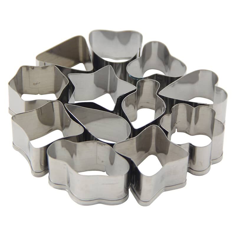 Gurmeaid Geometrik Pasta Kesici, 12 Parça