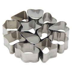 Gurmeaid Geometrik Pasta Kesici, 12 Parça