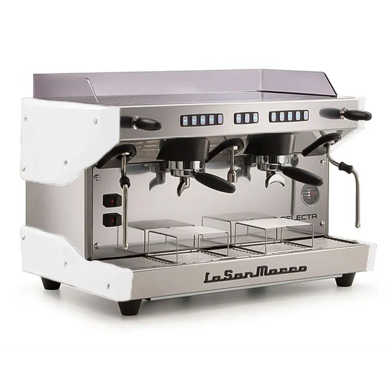 La San Marco Delecta 2 Gruplu Espresso Makinesi, Beyaz