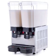 Samixir 40.MMI Klasik Twin Soğuk İçecek Dispenseri, 20+20 Lt, Çift Karıştırıcılı, Inox