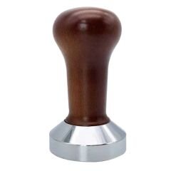 Ahşap Tamper, 304 Paslanmaz Taban, Dayanıklı Ahşap, 58 mm
