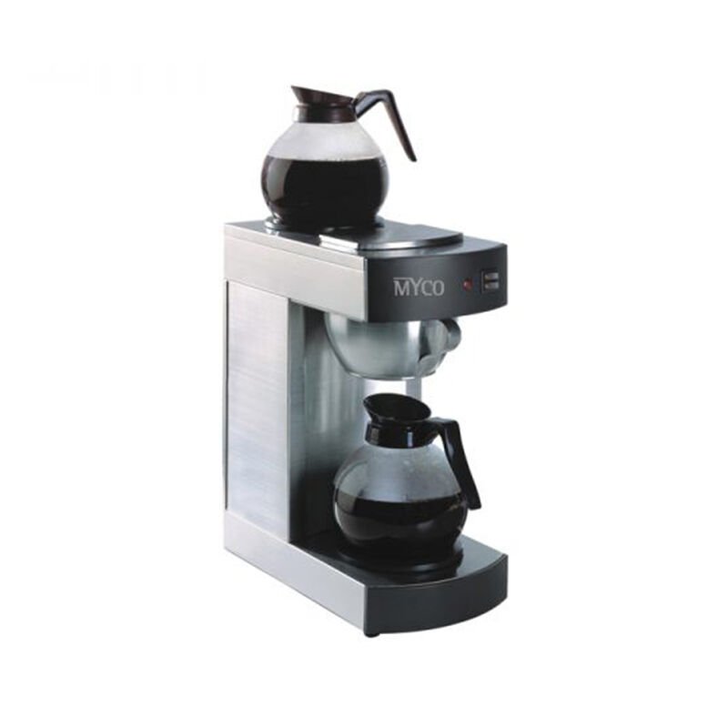 Myco Filtre Kahve Makinesi, Saatte 144 Fincan, 2 Cam Pot Dahil