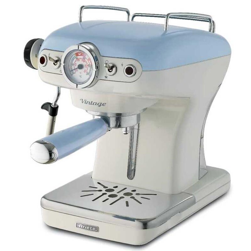 Ariete Vintage Espresso Kahve Makinesi, Mavi
