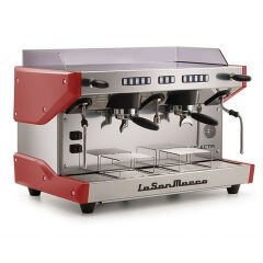 La San Marco Delecta 2 Gruplu Espresso Makinesi, Kırmızı