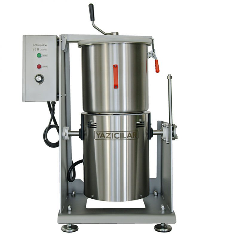 Yazıcılar L Serisi 45 Litre Sebze Parçalama Makinesi, Devrilir, Saatte 225 Kg, Değişken Hızlı, L45IV