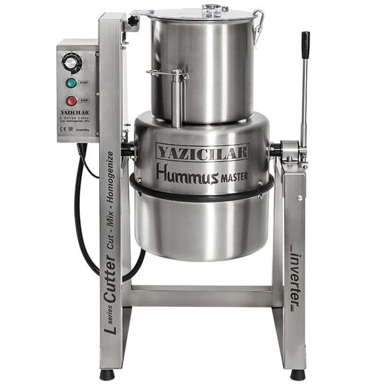 Kitpro Yazıcılar L Serisi 20 Litre Sebze Parçalama Makinesi, Devrilir, Saatte 180 Kg, Değişken Hızlı, 4 kW, L20I-LAB