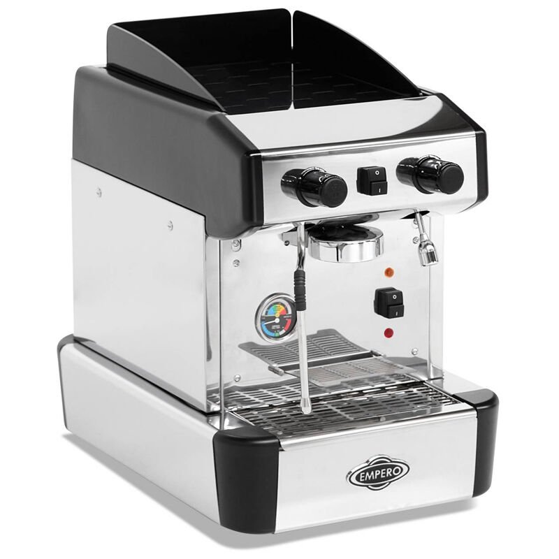 Empero Capuccino ve Espresso Kahve Makinesi, 1 Gruplu, Siyah