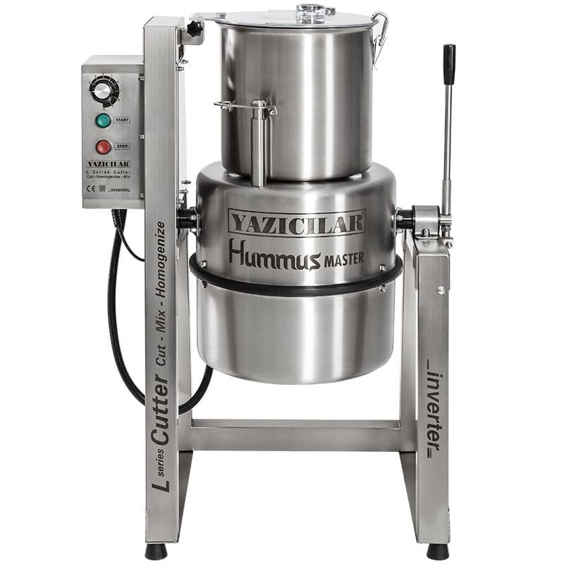 Yazıcılar L Serisi 20 Litre Sebze Parçalama Makinesi, Devrilir, Saatte 180 Kg, Değişken Hızlı, 2.2 kW, L20IV