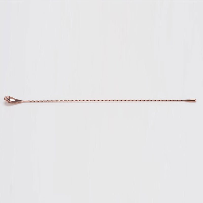 Zicco Çelik Bar Kaşığı, Burgulu, Bakır Kaplı, 50 cm