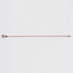 Zicco Çelik Bar Kaşığı, Burgulu, Bakır Kaplı, 50 cm