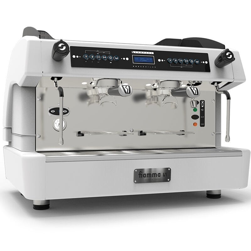 Fiamma Compass 2 Double Boiler Tall Cup Espresso Kahve Makinesi, Beyaz