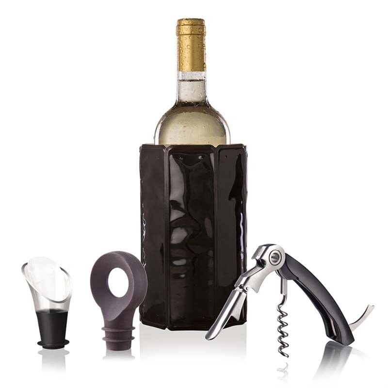 Vacu Vin Şarap Seti, Klasik, 4 Parça
