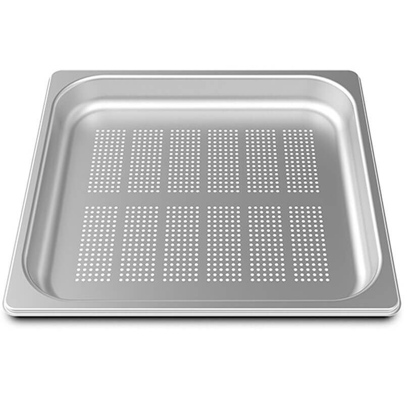 Unox Delikli Paslanmaz Çelik Tava, GN 2/3, 4 cm, TG710