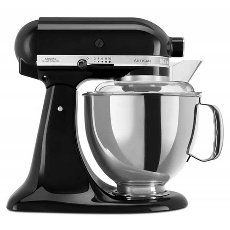 KitchenAid Artisan 4,8 L Stand Mikser, Onyx Black, 5KSM175PSEOB