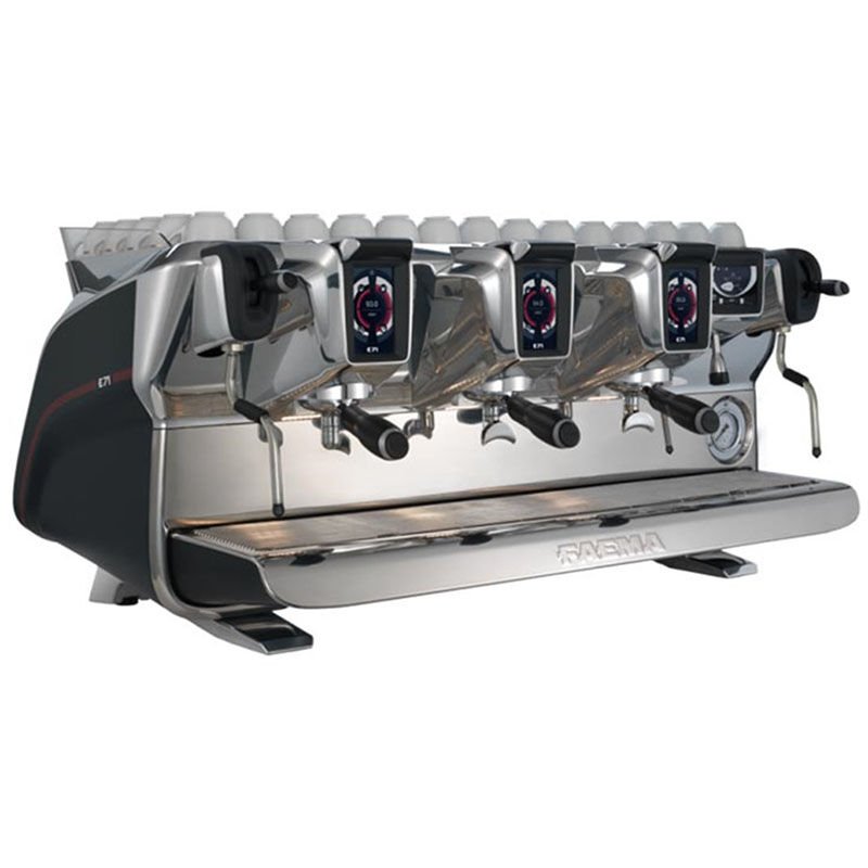 Faema E71 A3 Touch Blue Otomatik Espresso Kahve Makinesi, 3 Gruplu, E71 A/3 Touch Black