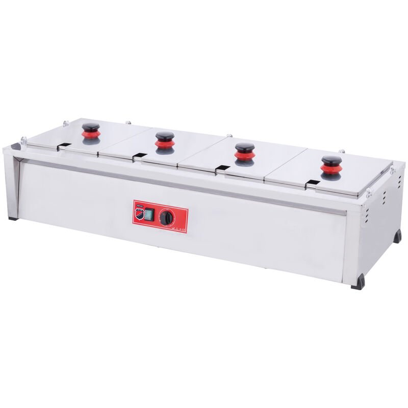 Silverinox 4'lü Benmari, Elektrikli, 119x48x25 cm