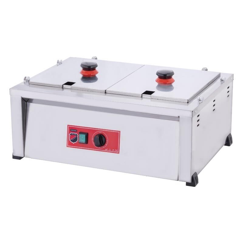 Silverinox 2'li Benmari, Elektrikli, 65x48x28 cm
