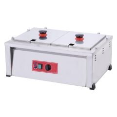 Silverinox 2'li Benmari, Elektrikli, 65x48x28 cm
