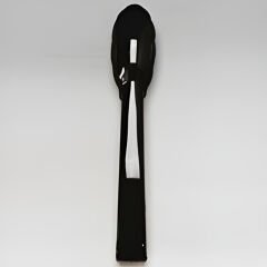 Zicco Polikarbon Servis Maşası, 23 cm, Siyah